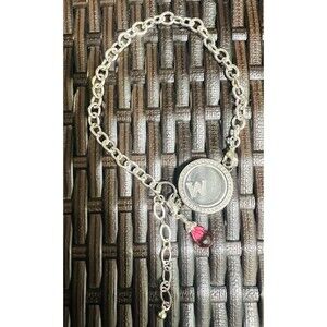 Origami Owl Chunky Link Anklet Bracelet Rhinestone Petite Twist Locket, Unique